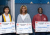 Hope Academy student scoops top prize in youth poetry contest From left, Johanah O’Connor, Camani Stuart, and Ikenna Eleweanya pose with their winning prizes for the 2024 Youth Poetry Contest. - Photo: Supplied