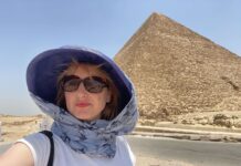 Travel writing let me experience Cayman – and the world Travel writer Sarah Bridge in Egypt