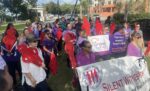 Politicians urge action on domestic abuse after Silent Witness March Campaigners at the start of the 24th Annual Silent Witness Walk against gender-based violence