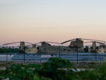 US military choppers make Cayman stop