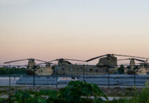 US military choppers make Cayman stop