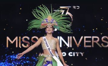 Raegan Rutty shines in Mexico for Miss Universe pageant Raegan Rutty showcases Caymanian heritage in her national costume at the 73rd Miss Universe preliminary competition. - Photo: Raegan Rutty Instagram Page