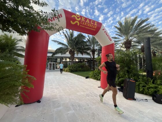 Enrico Carmassi came in first place in the 5K race. - Photo: Simon Boxall