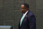 MPs reject 2% property tax proposed to pay healthcare costs MP Chris Saunders speaking in Parliament on Thursday about a proposed property tax measure.