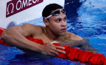 Jordan Crooks set for 100m free final at World Championships