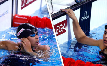 Crooks and Rabess keep record pace at world championships