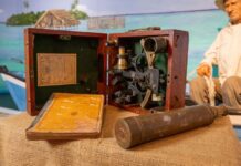 Historic sextant, almanac and spyglass donated to museum
