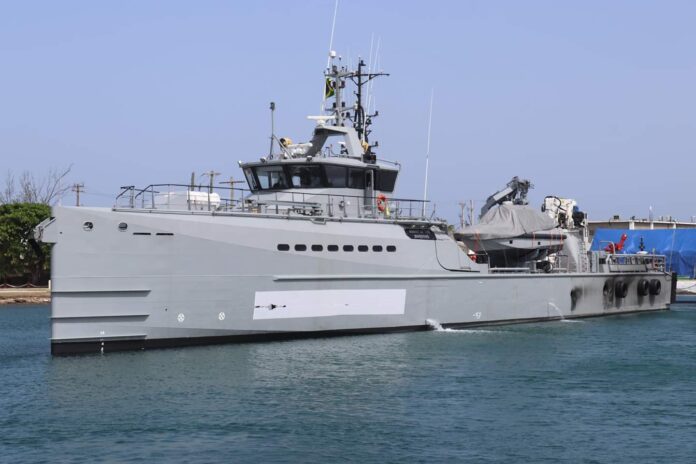 HMJS Nanny of the Maroons will be one of the regional military ships to arrive in the Cayman Islands. - Photo: Jamaica Defence Force