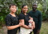 Couple rings in new year with first baby of 2025