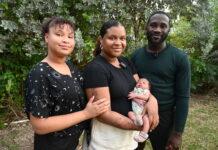 Couple rings in new year with first baby of 2025