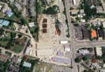 Final plot at Eden Centre, destroyed by Ivan, gets planning approval Aerial view of Eden Centre site in 2021 - Image: Airbus
