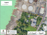 Developer meets objectors at CPA over South Sound project The development is earmarked for construction on South Church Street at the site shown in red in South Sound. - Photo: CPA agenda