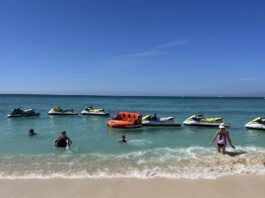 Jet ski operators on Public Beach say congestion risks public safety Swimmers mingle with jet skis on Public Beach Jan 2025 2