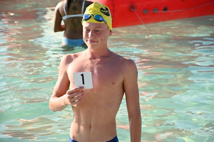 Lennox Turnham-Wheatley placed first in impressive fashion during the 2025 CUC Sea Swim. - Photo: Supplied