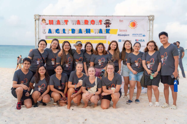Heart Warriors and Angels Beach Walk