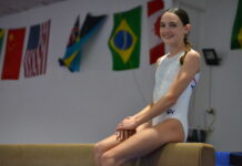 Gymnast Sienna Santiago hopes to set the bar high in her sport