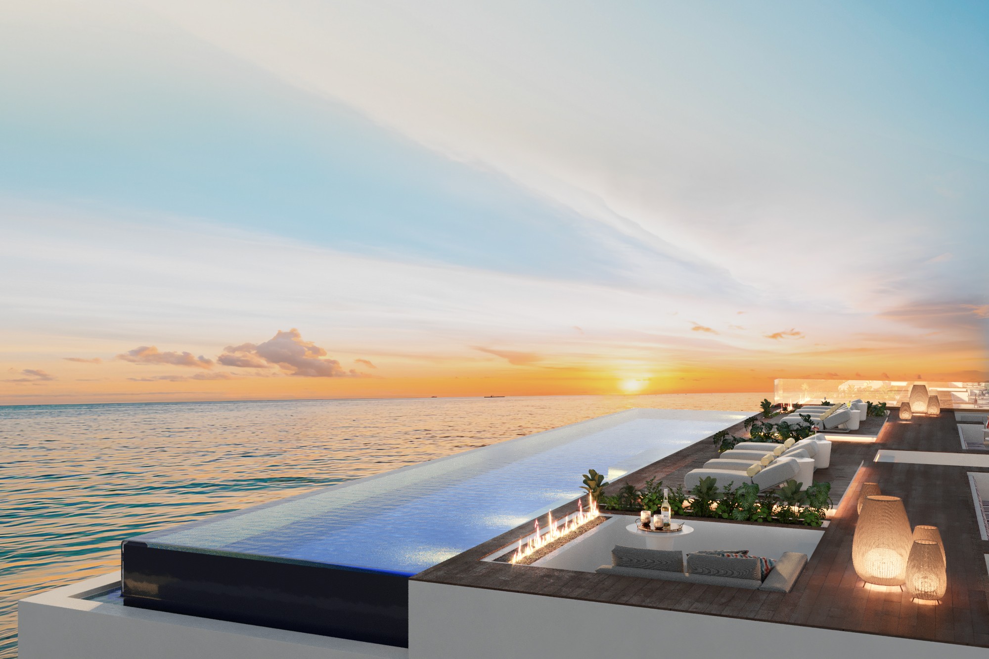 ONE|GT rooftop pool
