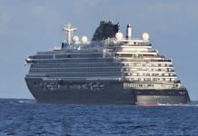 Sea swells prevent rare cruise visit to Cayman Brac