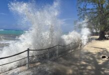 Tips from Hurricane Preparedness Week Waves impact the coast as Hurricane Milton passes Cayman in October 2024. - Photo: Simon Boxall