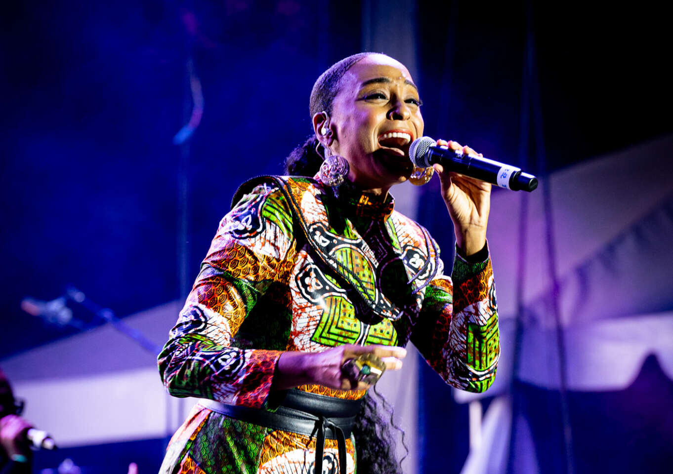 Jamaican-American singer Alaine showed she had no regrets about giving up a banking career
