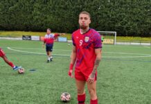 Cayman’s ‘raw diamonds’ cut their teeth in Portugal Top gun: Cayman striker Gunnar Studenhofft scored twice in three games. - Photos: Supplied