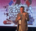 Hackers and cyber gangs pose ‘national security threat’ to Cayman Admiral Mike Rogers speaks at the RF CEO conference Friday about the cyber security threats posed to Cayman. - Photo: James Whittaker