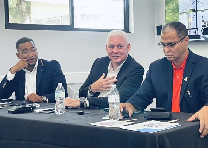 Allen Chastanet of Saint Lucia at the ACT meeting