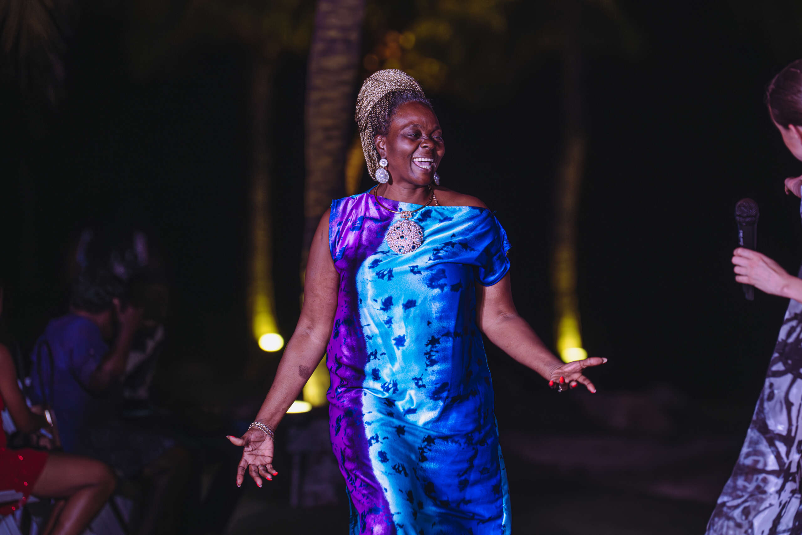 Designer and CIFWK creator Norma Ebanks at the Thursday's launch of CIFWK