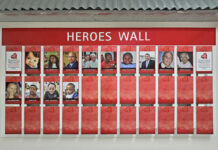 Seven new survivors added to ‘Heart Heroes’ wall