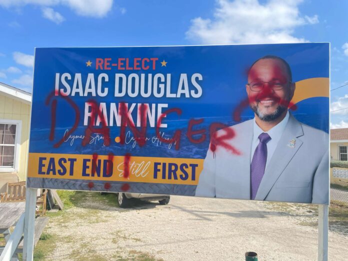 People who deface or damage political posters risk being arrested for criminal damage, warned the Elections Office today.