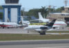 Private jet makes emergency landing at Owen Roberts