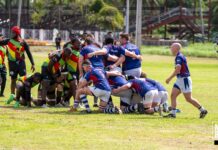 Cayman defeats Guyana 48-17 in Rugby Americas North tournament Cayman rugby vs Guyana during the 26 April fixture in Guyana. - Photo: News Room Guyana