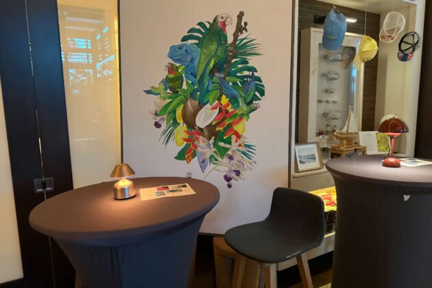 Oil painting by Janine Every, and inspiration behind the cocktail, "Verdance"