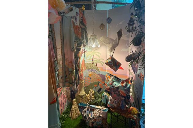 Isy B.'s installation, based on the folktale "Lekki and the Heron"