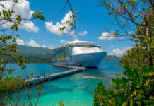 Cruises reroute from Haiti and bring opportunity for Cayman A Royal Caribbean ship docks in Labadee, Haiti.