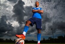 Cayman prepares for World Cup Qualifier matches D'Andre Rowe, team captain and defender for the Cayman Islands men's national team. - Photo: Supplied