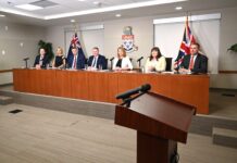 Election candidate rules ‘arguably unreasonable’, observers say The Commonwealth Parliamentary Association team fields questions on their mission to observe the general election. - Photo: Raymond Hainey
