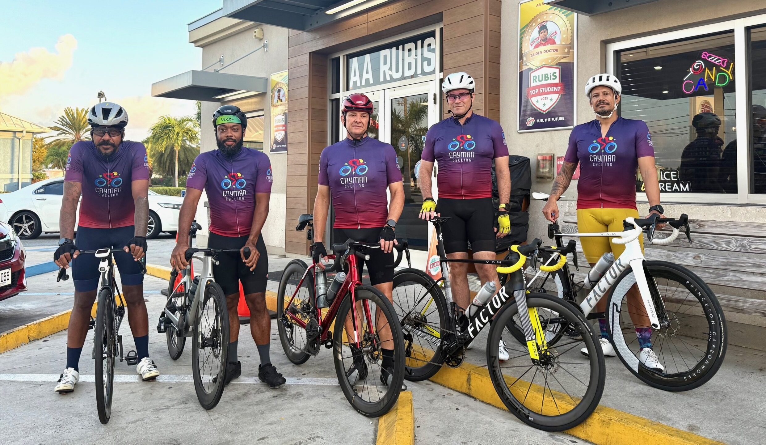 Cayman’s cyclists say they are going to ‘finish the ride’ of fellow cyclist Per Undheim. – Photo: Sarah Bridge