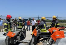 Over 100 turn out for fire service recruitment drive Over 100 young people converged on the fire service headquarters in Grand Cayman on 17 May. - Photo: Simon Boxall