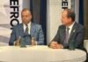 Premier and DP target education and immigration among coalition priorities Premier André Ebanks and Deputy Premier Gary Rutty talked coalition priorities with Compass TV, on the Forefront talk show that aired Thursday. - Photo: James Whittaker