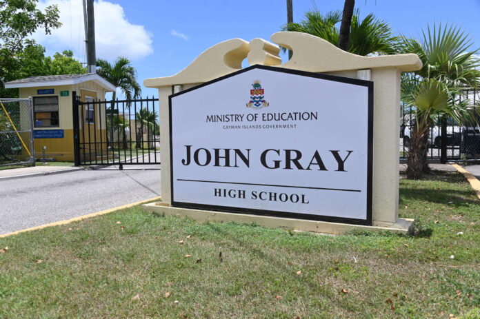 John Gray High School in George Town. - Photo: File