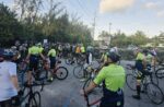 Cyclists turn out in huge numbers in memory of Per Undheim Around 130 cyclists set off early on Sunday morning in the memorial cycle ride in memory of Per Undheim. - Photo: Cayman Cycling