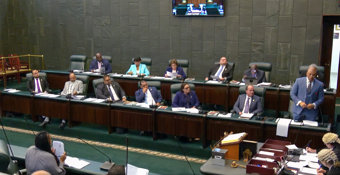 New National Coalition For Caymanians government members attend their first working day in Parliament on Wednesday.