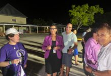 Julie Hunter topples McKeeva Bush in West Bay West Julie Hunter defeated her cousin McKeeva Bush in West Bay West by just 19 votes. - Photo: Simon Boxall
