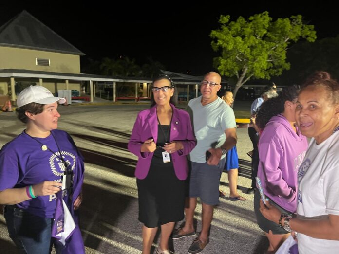 Julie Hunter Julie Hunter defeated her cousin McKeeva Bush in West Bay West by just 19 votes. - Photo: Simon Boxall