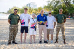Cayman passes the baton for the Commonwealth Games king's baton relay