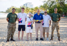 Cayman passes the baton for the Commonwealth Games king's baton relay