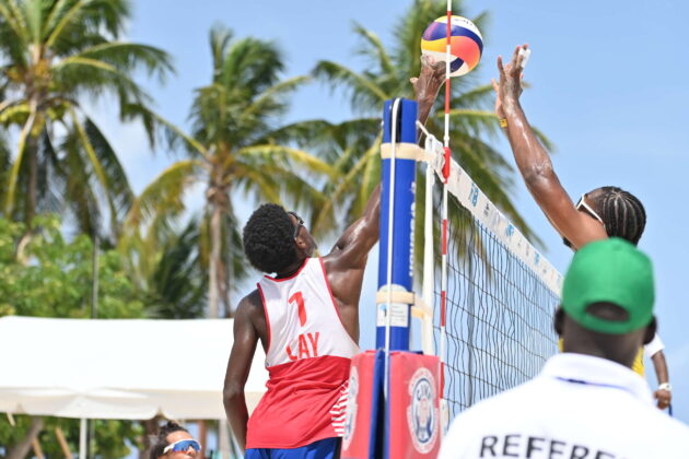 beach volleyball cayman islands CAZOVA