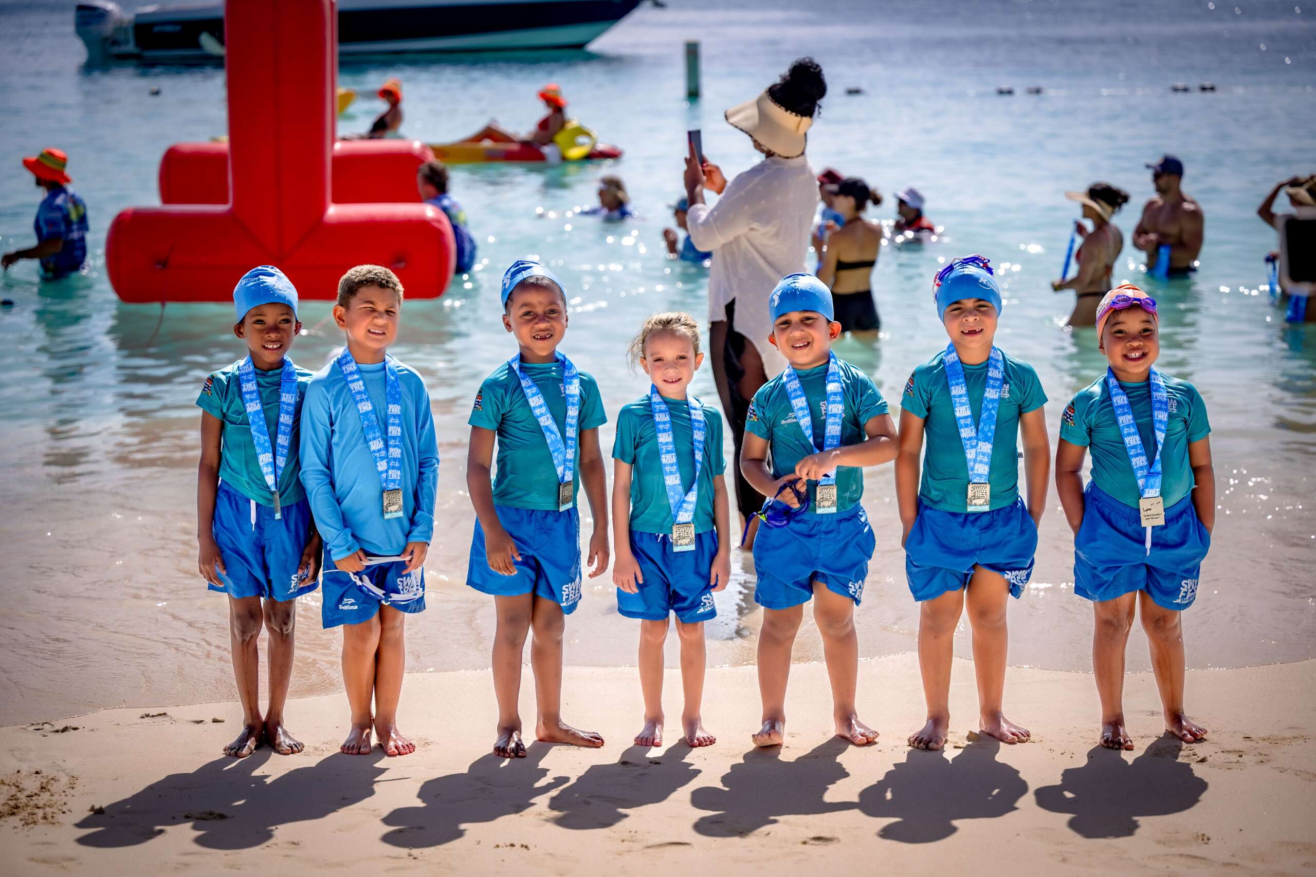 flowers sea swim Cayman Islands