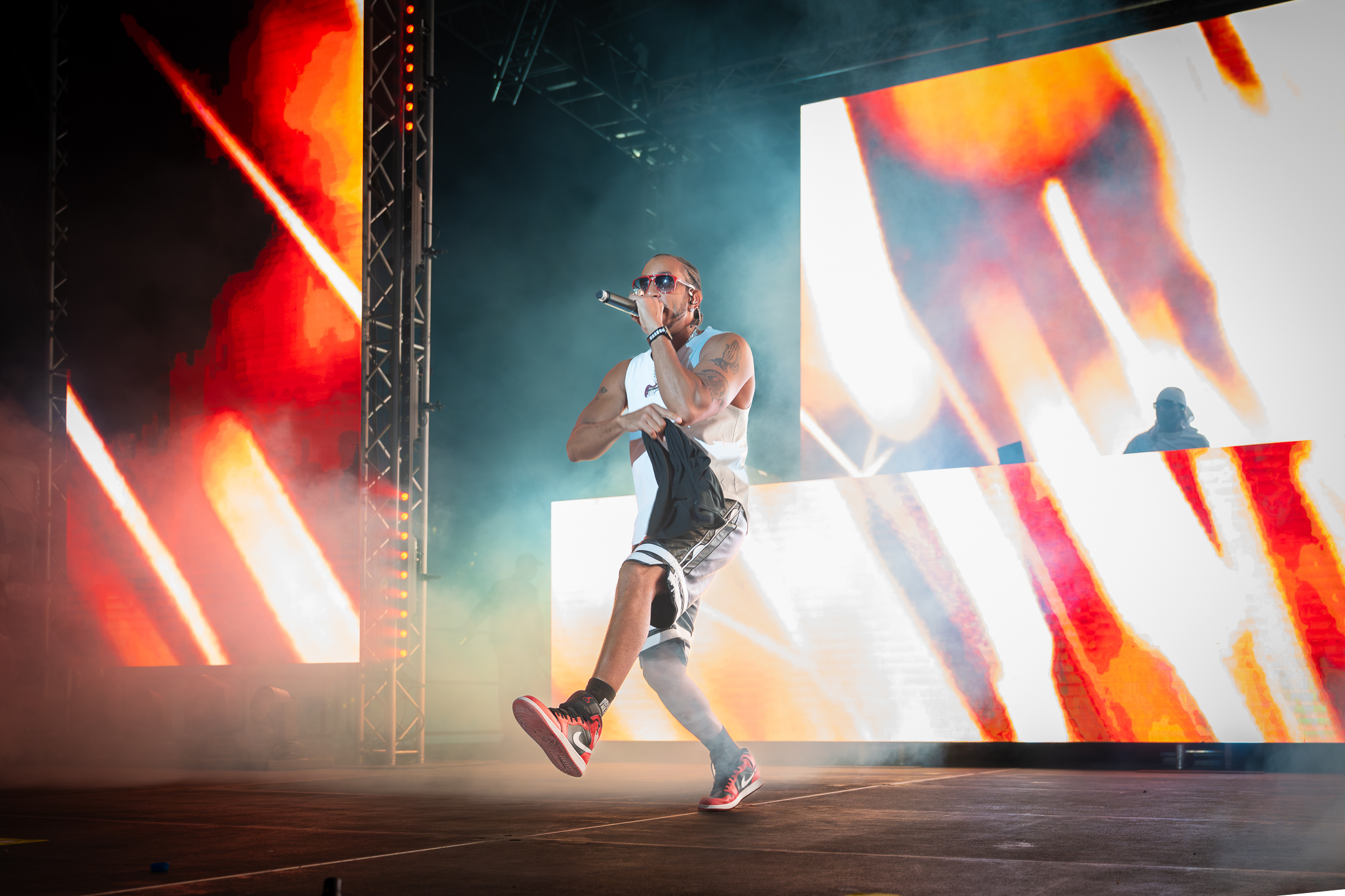 US rapper Ludacris topped the bill at Out Of This World 